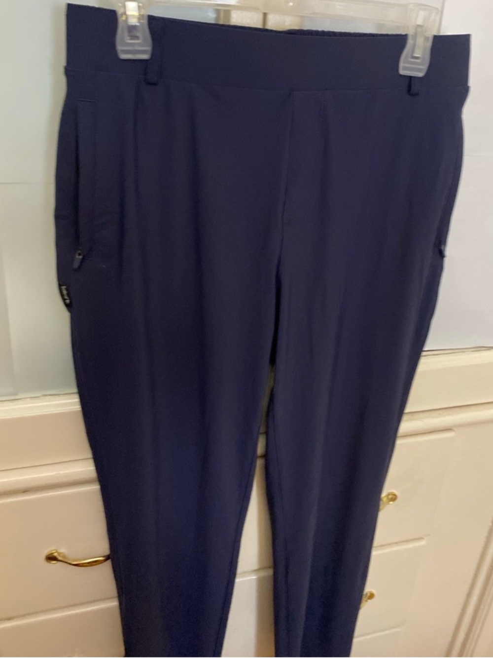 Baleaf Navy Straight-Leg Pull-On Ponte Pants